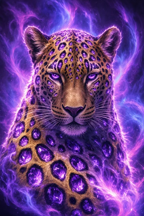 Violetinis leopardas