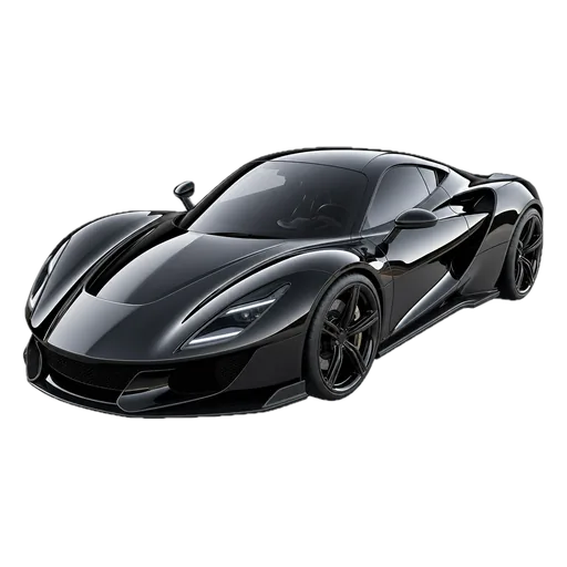 Juodas superautomobilis