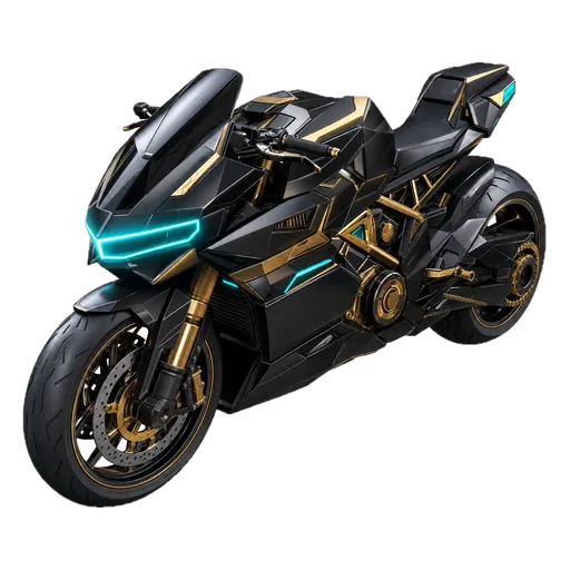 Auksinis motociklas