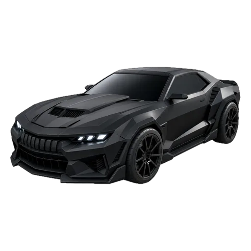 Matinis juodas automobilis