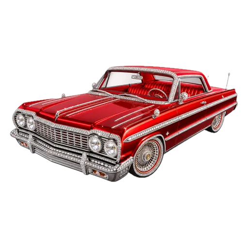 Raudonas lowrideris