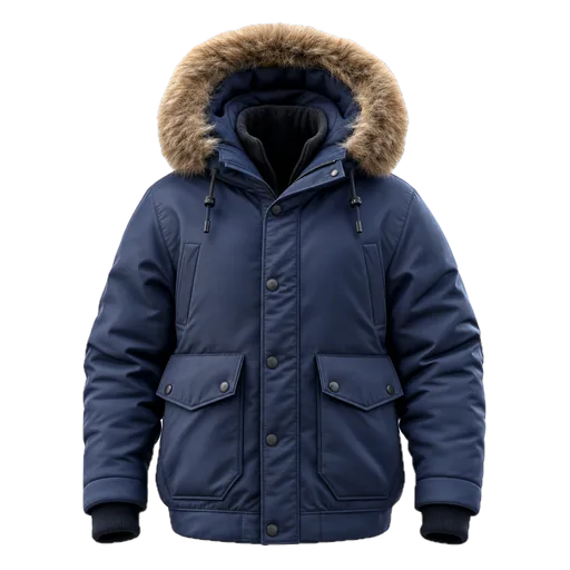 Tamsiai mėlyna parka