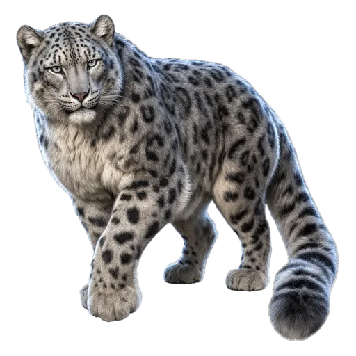 Snieginis leopardas